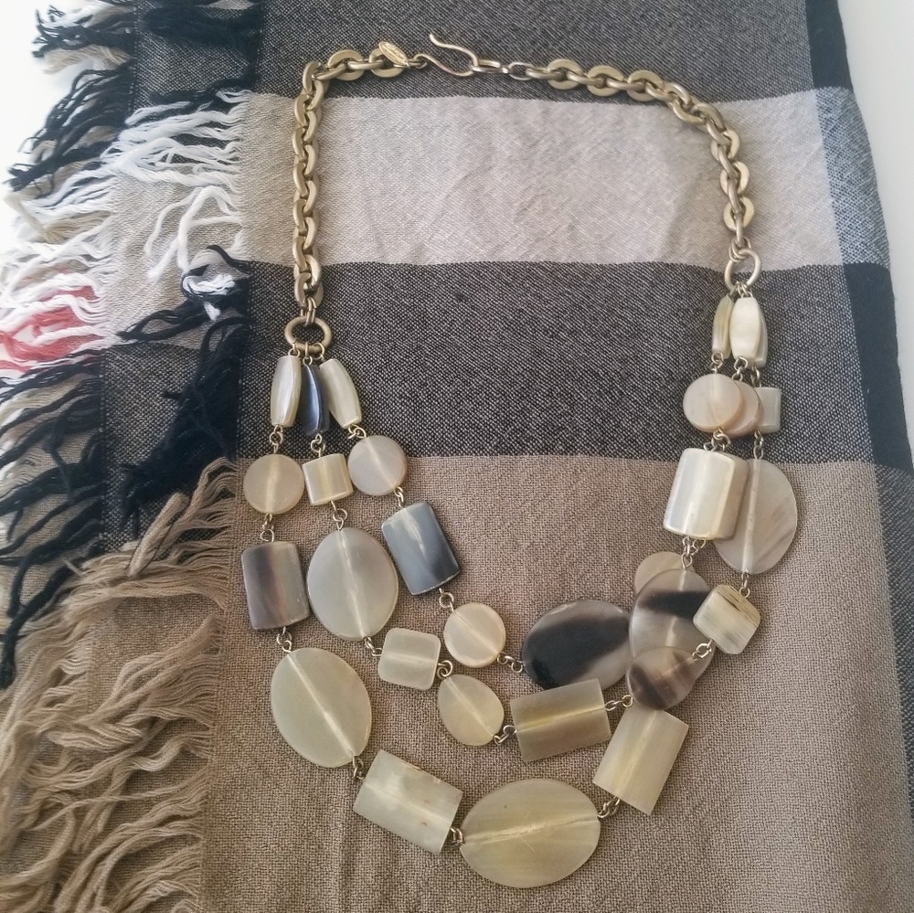 4/$30 Talbots Multi Stone Necklace